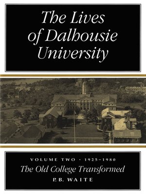 cover image of Lives of Dalhousie University